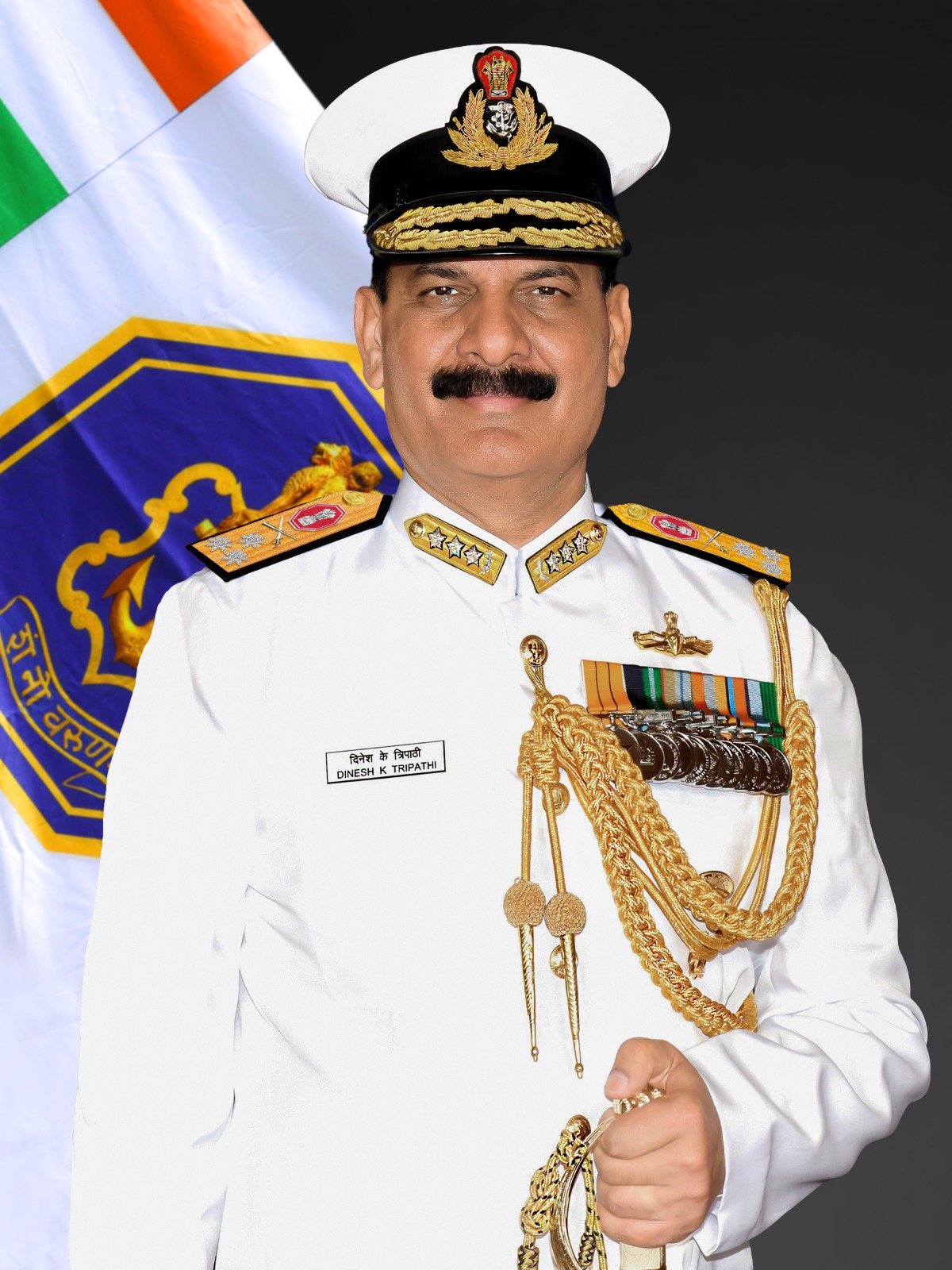 Vice Admiral Dinesh Kumar Tripathi appointed as the next Chief of the Naval Staff