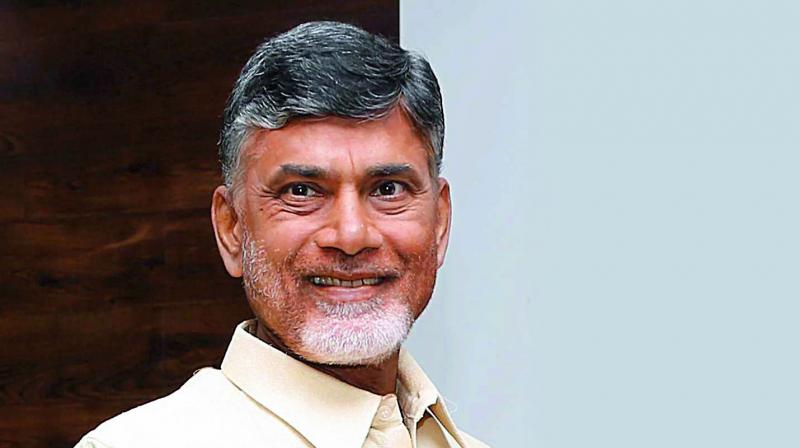 AP CM Chandrababu Naidu attends foundation stone laying ceremony for temple construction