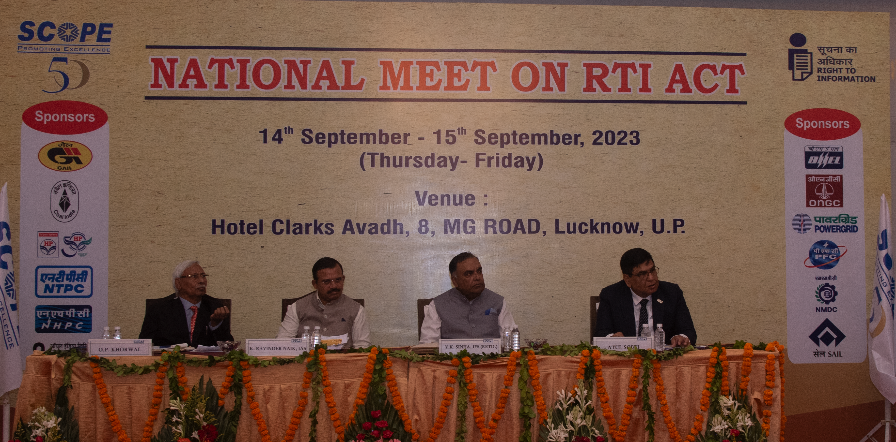 SCOPE organizes ‘National Meet on RTI Act’ in Lucknow