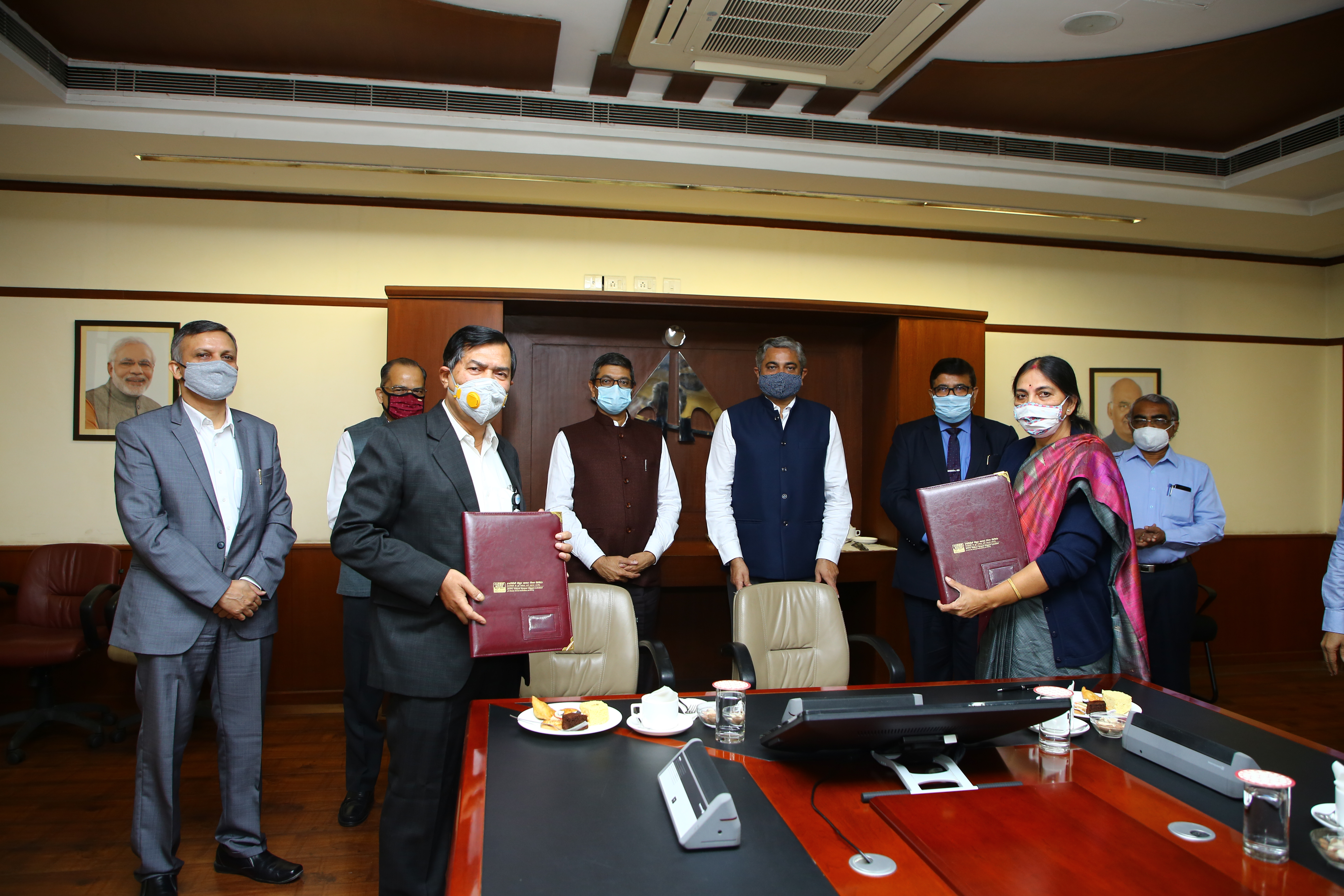 AAI signs an MoU with NTPC Vidyut Vyapar Nigam Ltd. (NVVN) to explore alternative solutions for generating green energy at airports