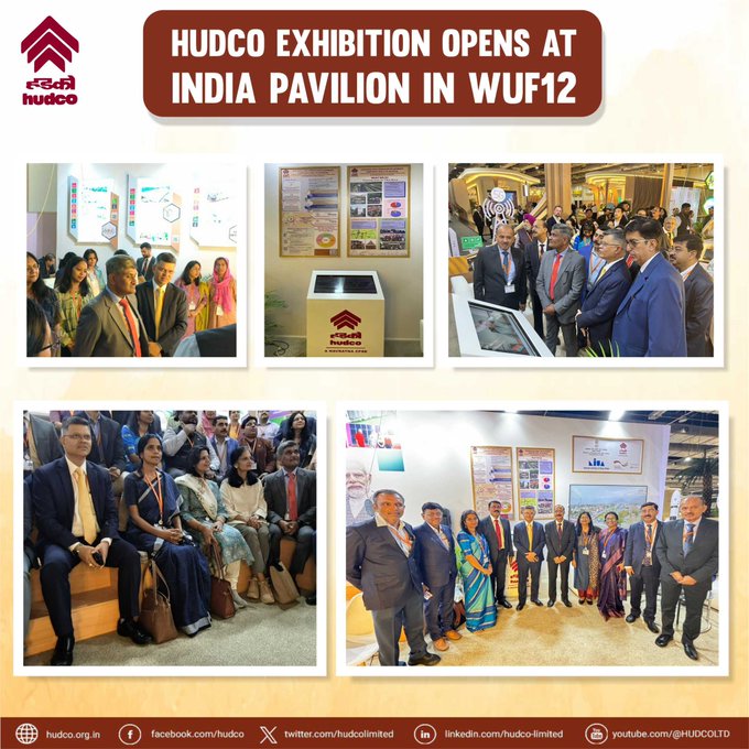 HUDCO exhibition opens at India Pavilion in WUF-12