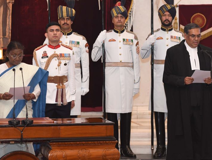 Justice Khanna sworn-in as Chief Justice, Supreme Court