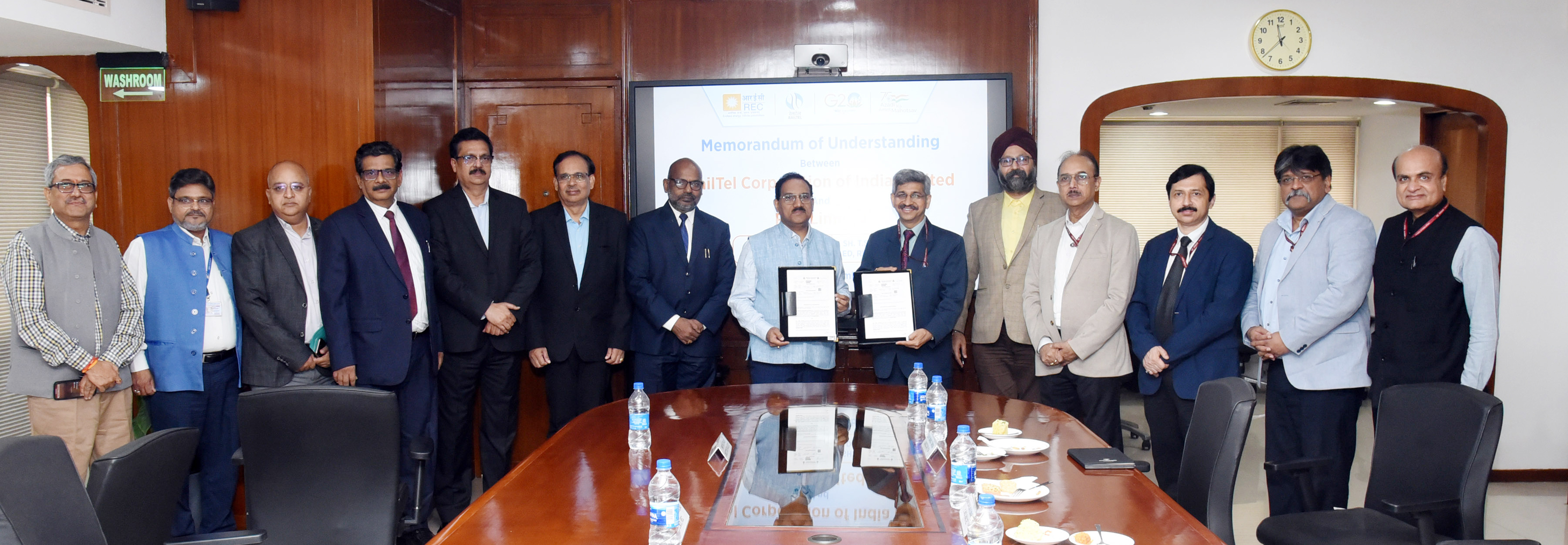 REC signs MoU with RailTel, to Finance Infrastructure Projects in Telecom, IT and Railway Signalling