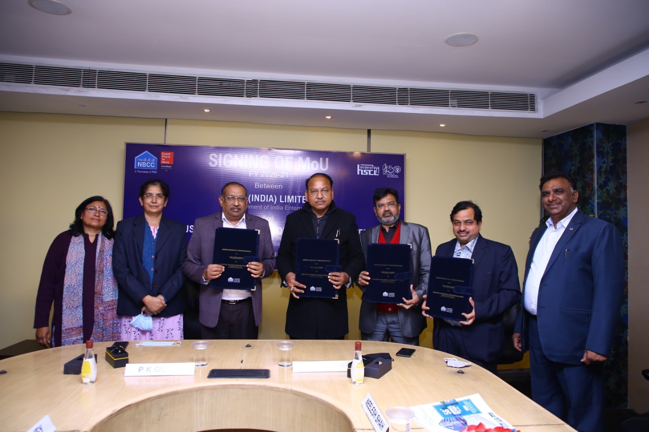 NBCC SIGNS MoU WITH SUBSIDIARY COMPANY HSCL