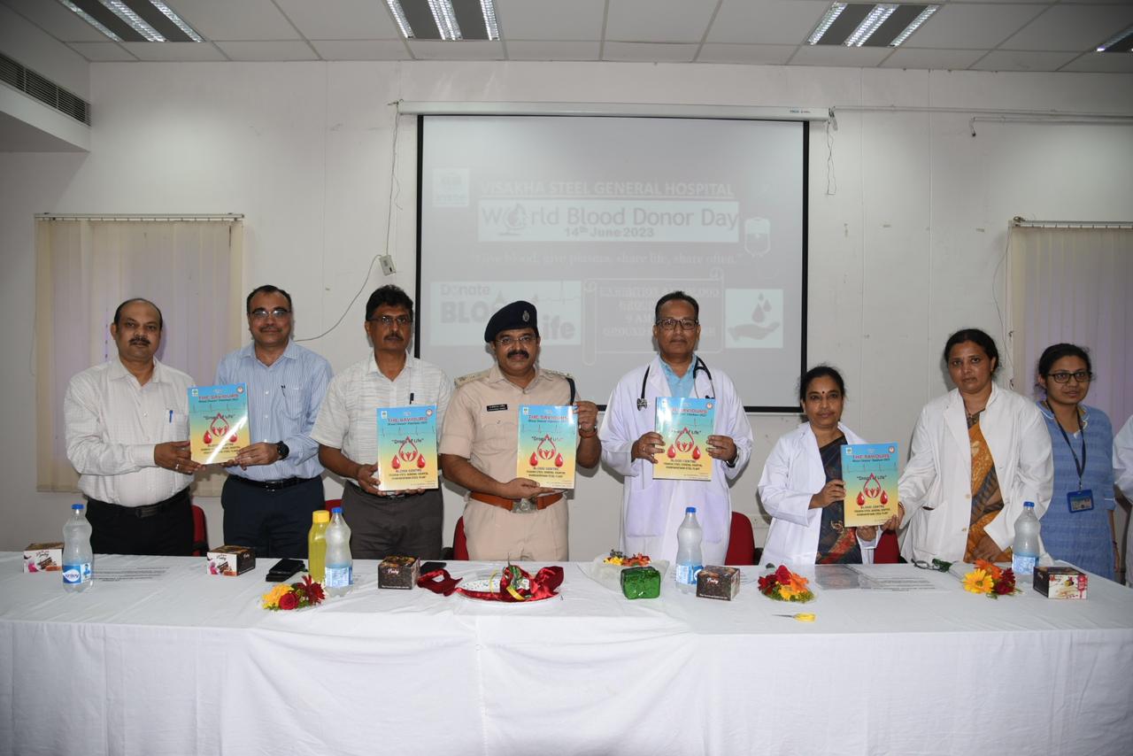 “World Blood donor day observed at RINL”