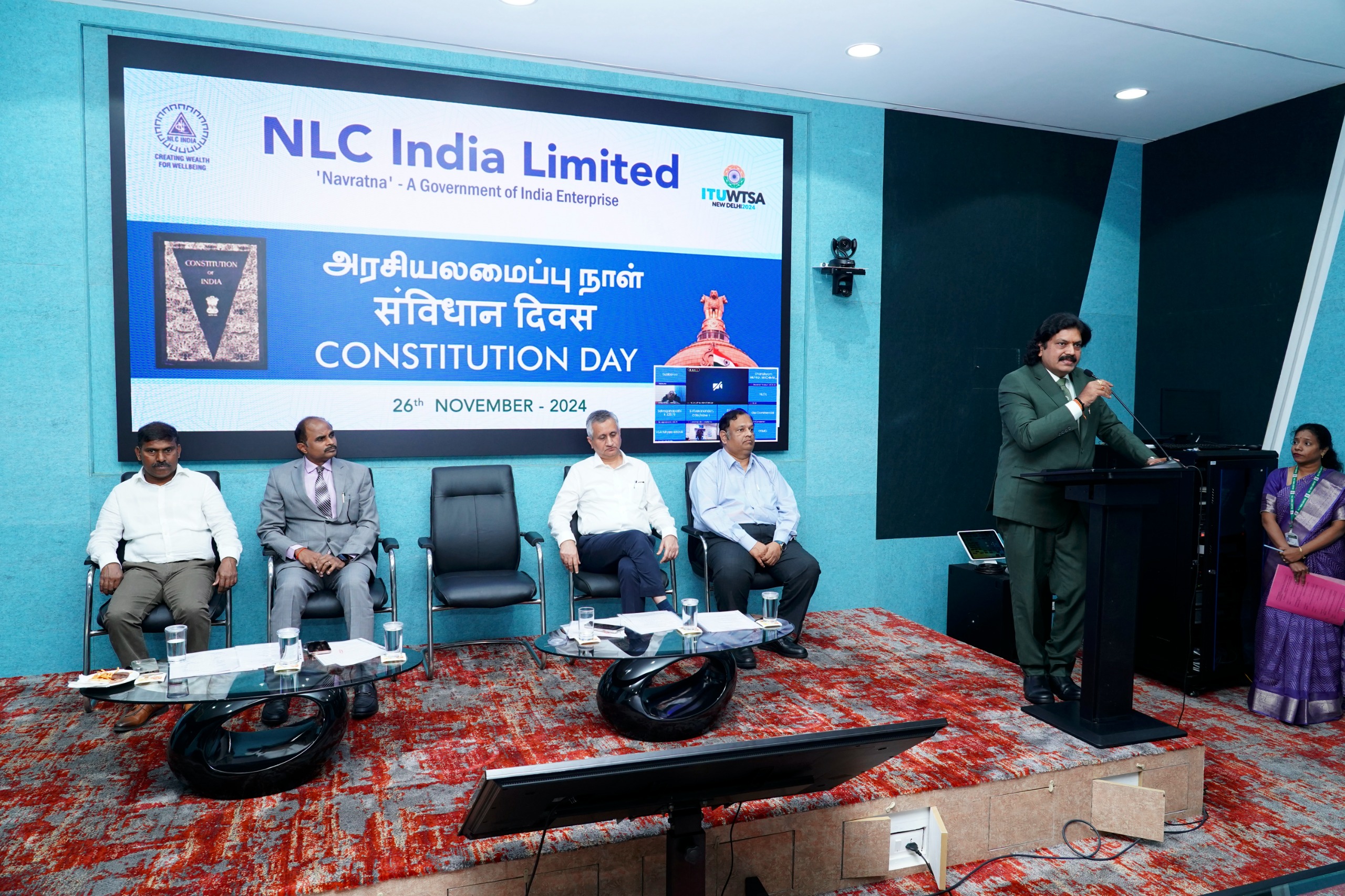 CONSTITUTION DAY OBSERVED AT NLC INDIA LIMITED