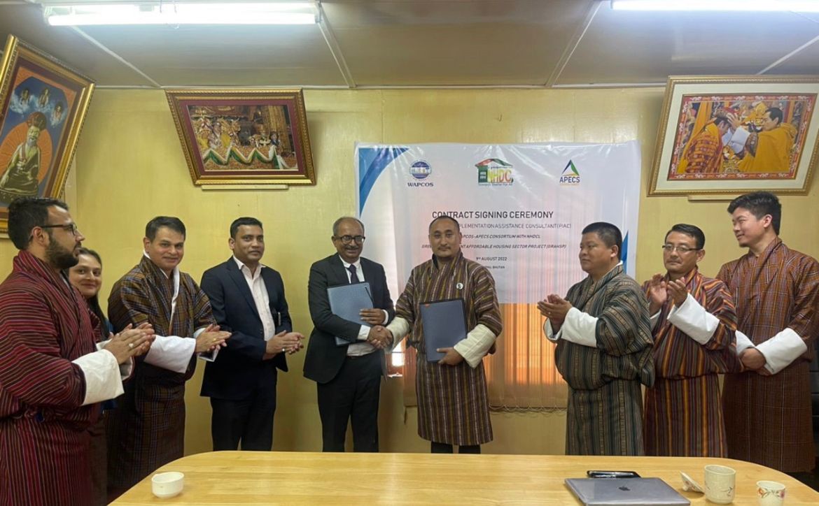 WAPCOS signs Agreement with National Housing Development Corporation Limited (NHDCL)