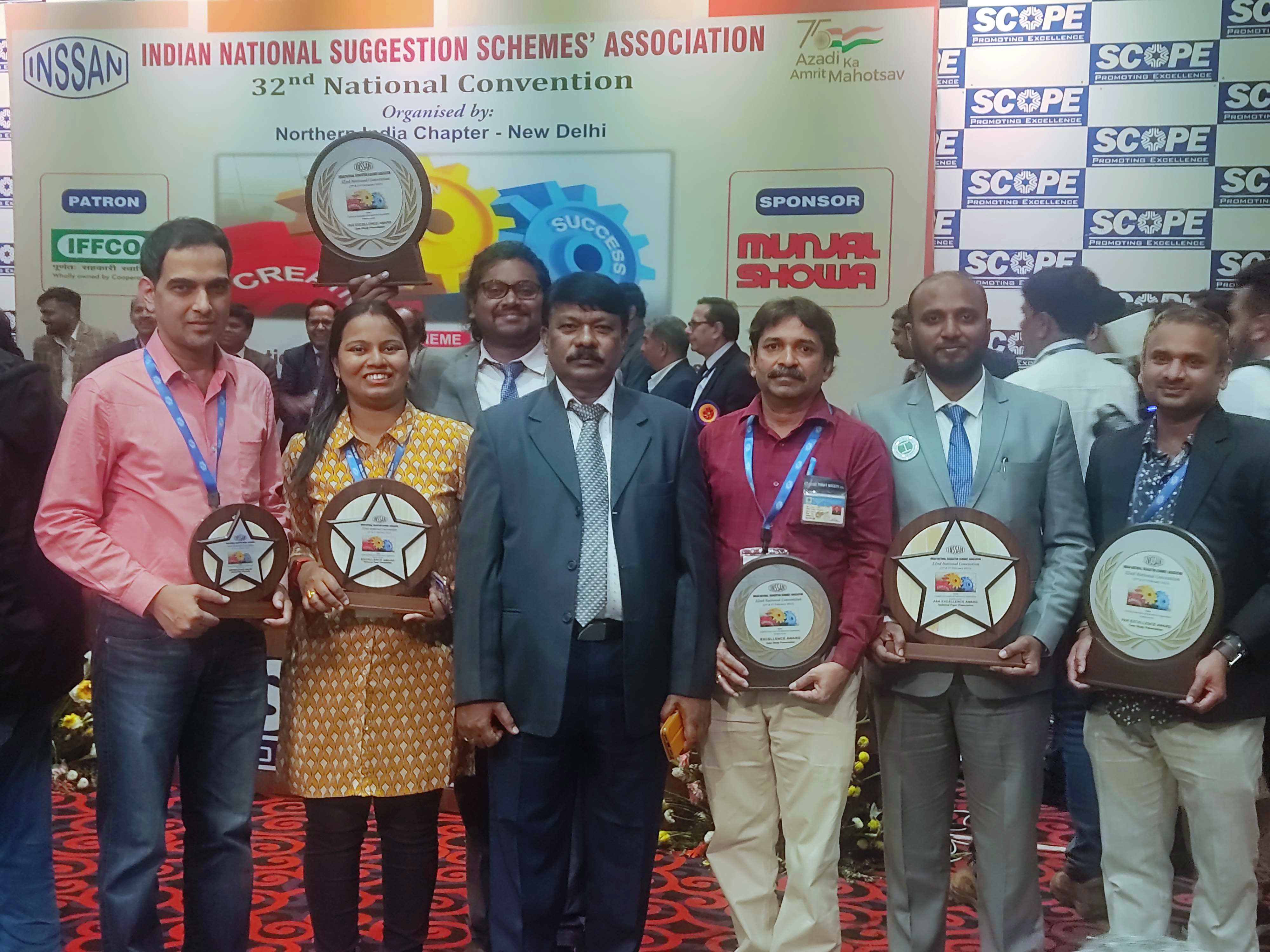 RINL employees corner glory at the ‘INSSAN 32nd National Convention’