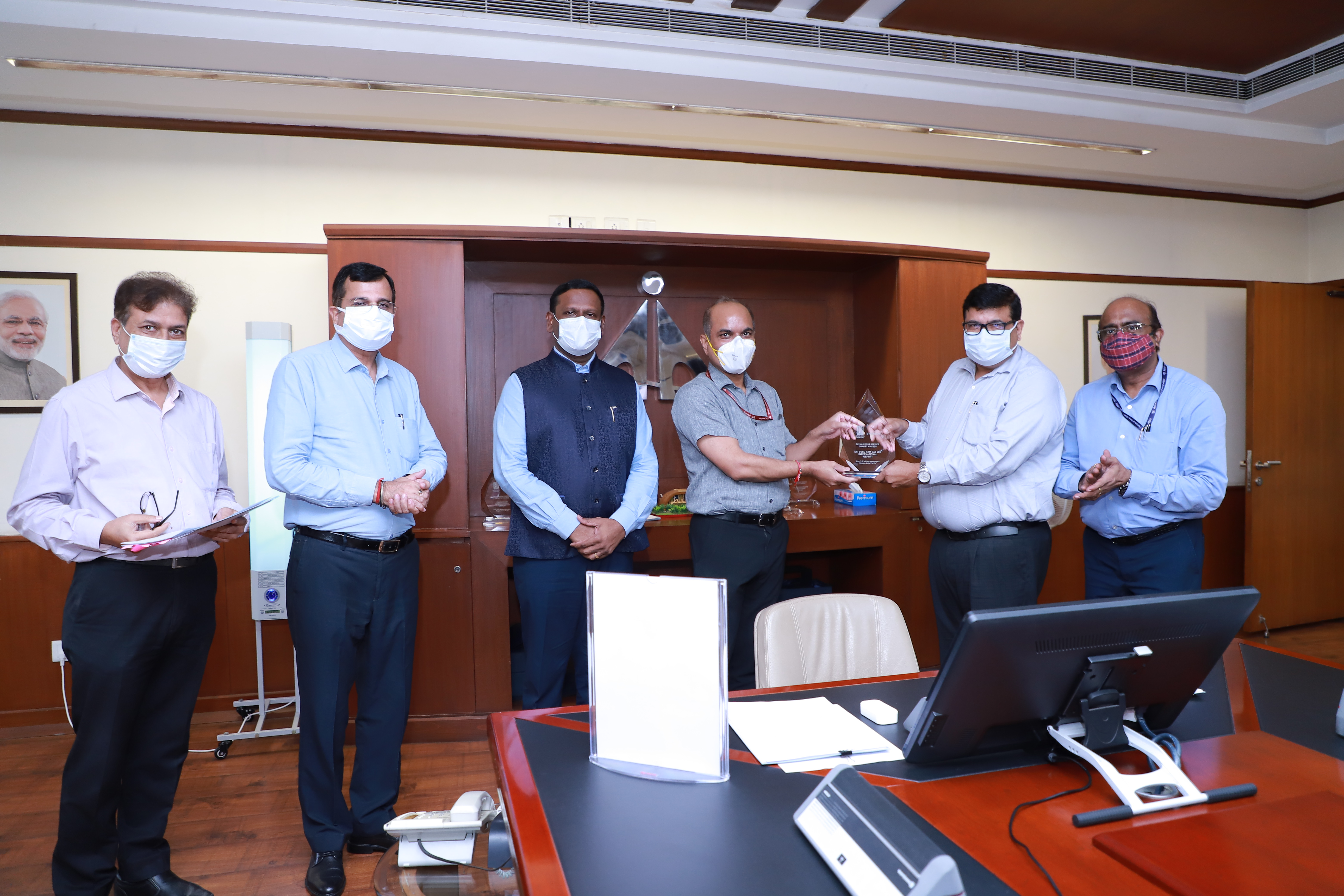 AAI Airports felicitated with ACI ASQ Awards 2020