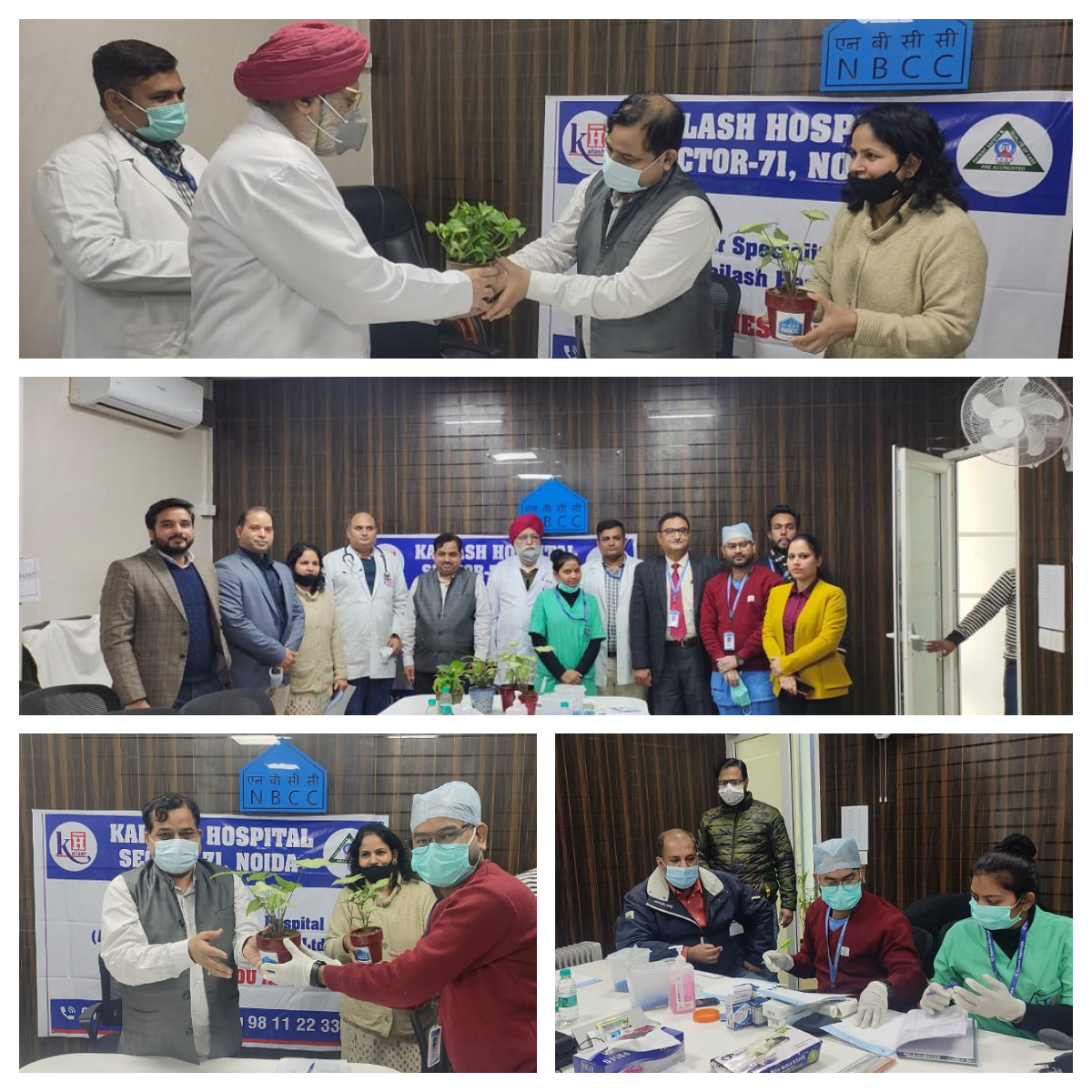 NBCC organized a Health Checkup Camp at its Amrapali Project Sites