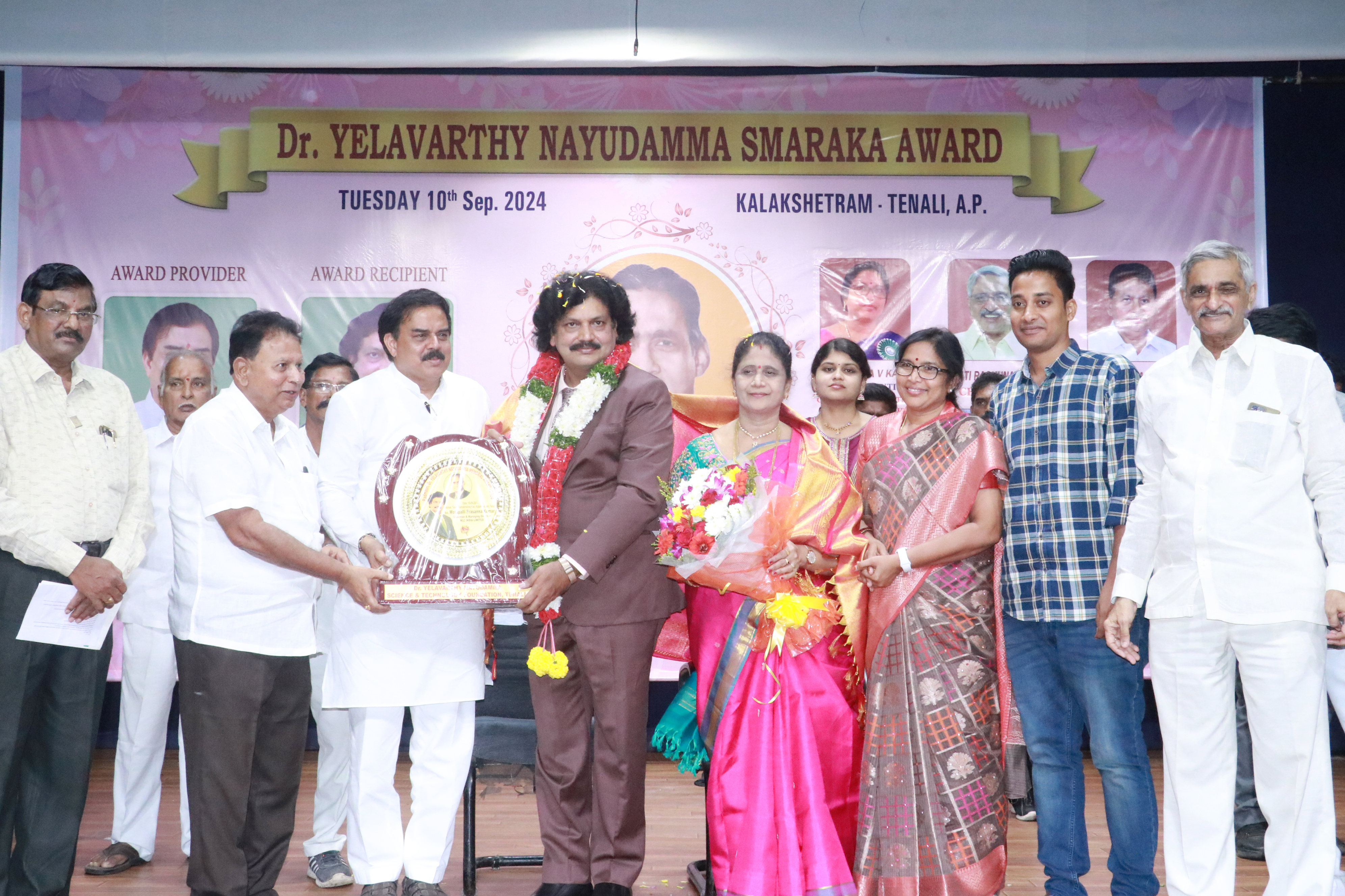 PRASANNA KUMAR MOTUPALLI, CMD, NLC INDIA LIMITED CONFERRED WITH THE PRESTIGIOUS DR. YELAVARTHY NAYUDAMMA MEMORIAL AWARD