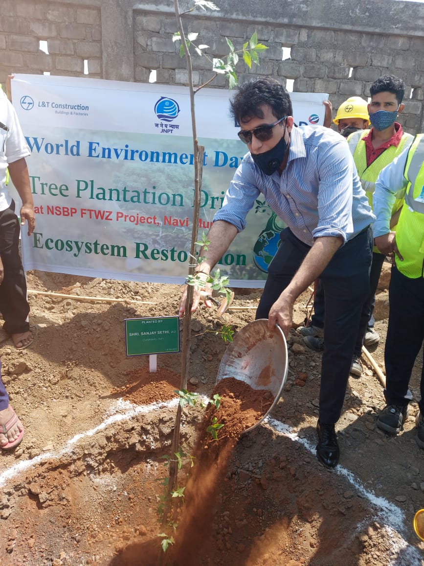 JNPT celebrates World Environment Day 2021