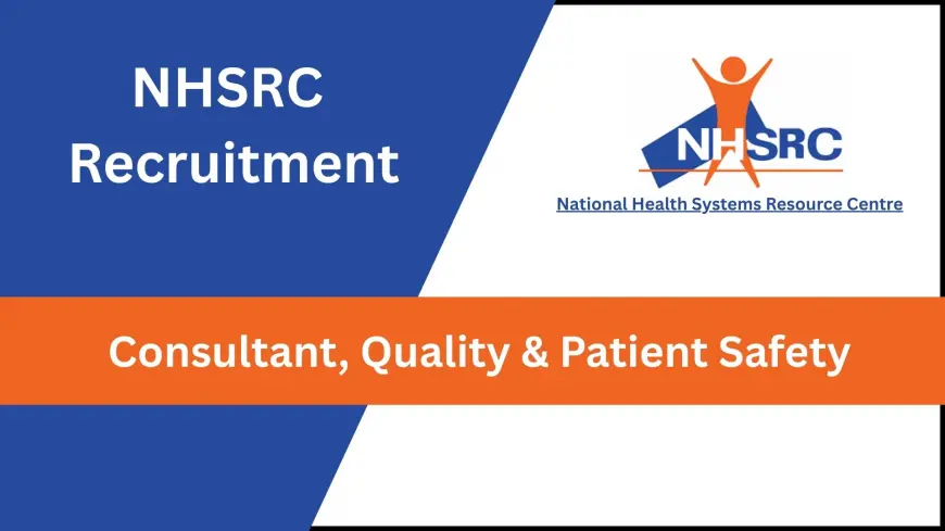 NHSRC seeks Lead Consultant, KMD, New Delhi