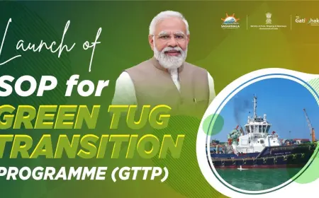 Deendayal Port Authority (DPA), Kandla — Steel Cutting of India’s First All-Electric Green Tug